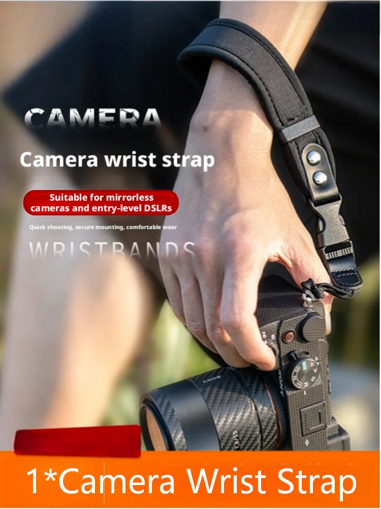 Universal Comfortable Neoprene Camera Wrist Strap High Elasticity Quick Release Hand Belt Canon Sony Fuji NikonZ6A7 DSLR Cameras