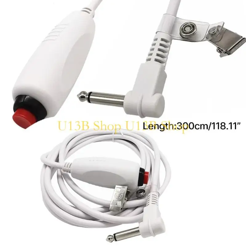 U13B استبدال ممرضة المكالمة كبل الضغط الزر كبل سلك 6.35 مم 1/4 كبل توصيل الهاتف #6