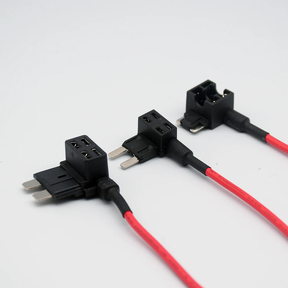

1Pcs/2Pcs/5pcs/10Pcs12V MINI SMALL MEDIUM Size Car Fuse Holder Add-a-circuit TAP Adapter Micro Mini Standard ATM Blade Fuse