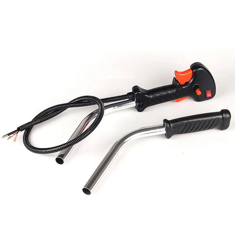 Tube Handle Throttle Trigger Cable Aluminum String Trimmer Parts Accessory Brushcutter Control Switch Garden Supplies