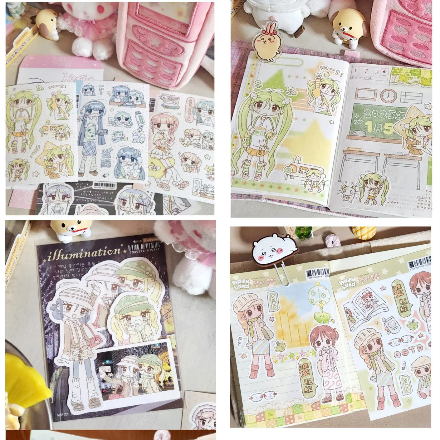 korean-style-cute-girl-fantasy-diy-stickers-decorative-stickers-for-guka-scrapbook-journal-diary-craft-decoration