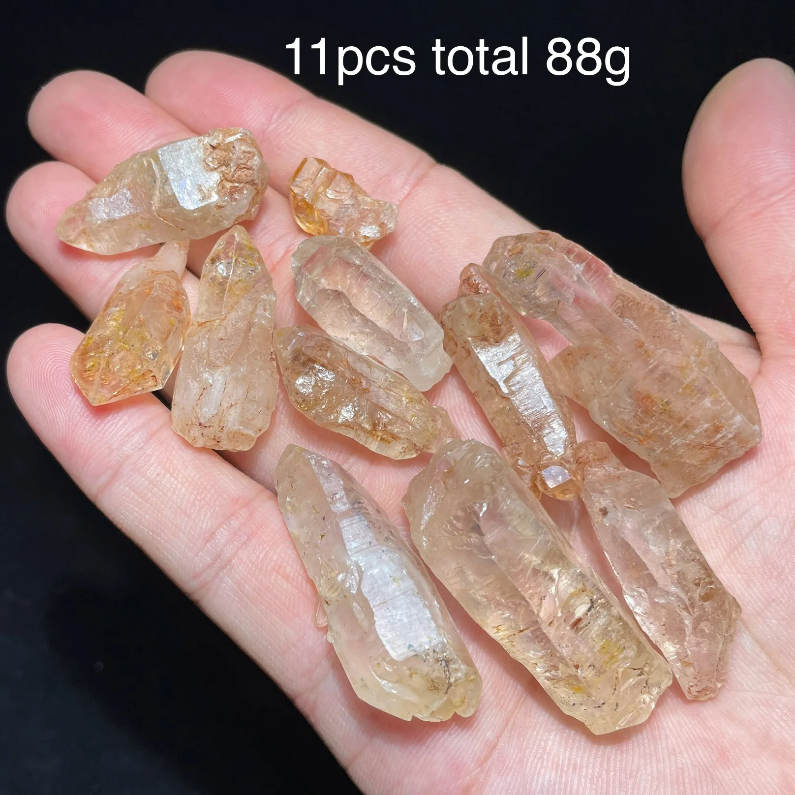 Natural Fluorescence Effect Oil Gall Bone Crystal Raw Mineral Specimen Crystal Healing Stone Home Decor YD1-11