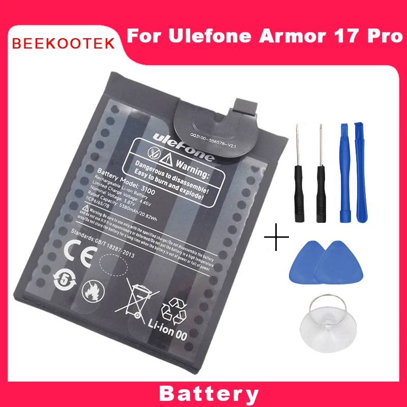 

NewOriginal Ulefone Armor 17 Pro Battery Inner Built in Cellphone Battery Replacement Accessories For Ulefone Armor 17 Pro Phone