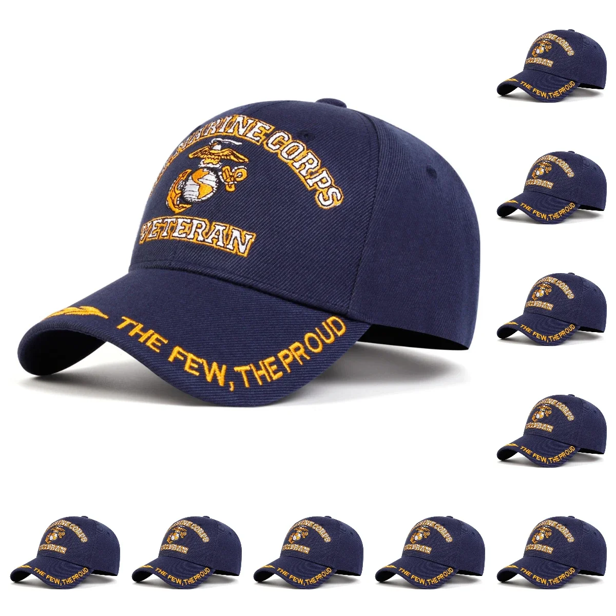 10 PCS US Marine Corps Cap Hat for Men and Women Unisex Marine Caps | Ideal for Gifting