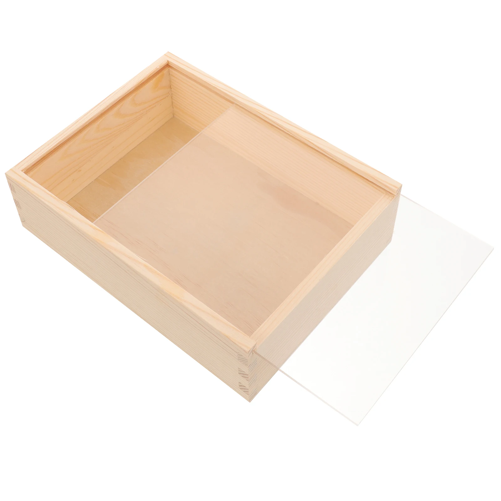 

Bible Storage Container 20x15x6cm Wooden Pullout Cover Decorative Bible Holder Large Capacity Household Box