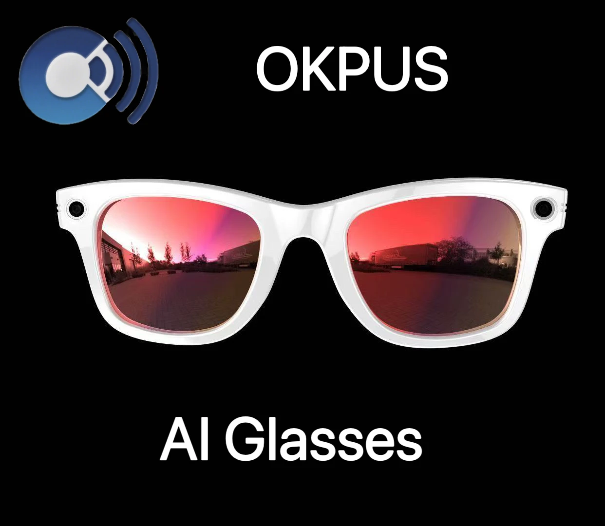 

OKPUS DXW6610 800W Smart Glasses AI GPT Camera BT&WIFI Call 270Mah Voice Assistant Simultaneous interpretation Identify Objects