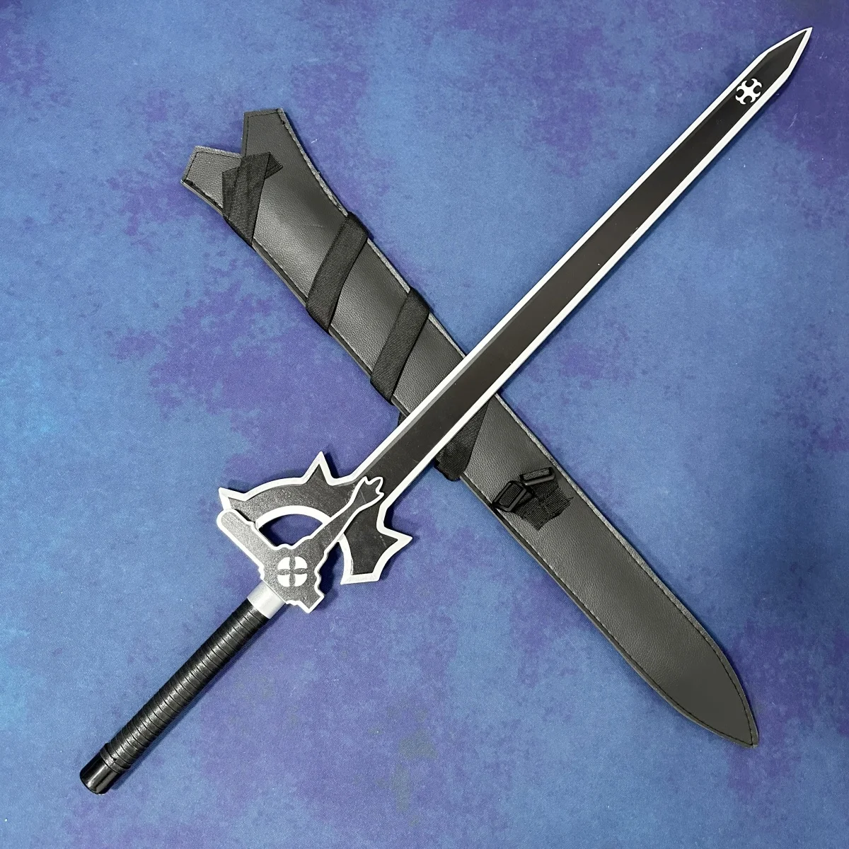 100cm Kirigaya Kazuto Katana Real Size Sword Art Online Anime Kirito Samurai Sabre Ninja Knife Cosplay Prop Unsharp Toy Gift view 2
