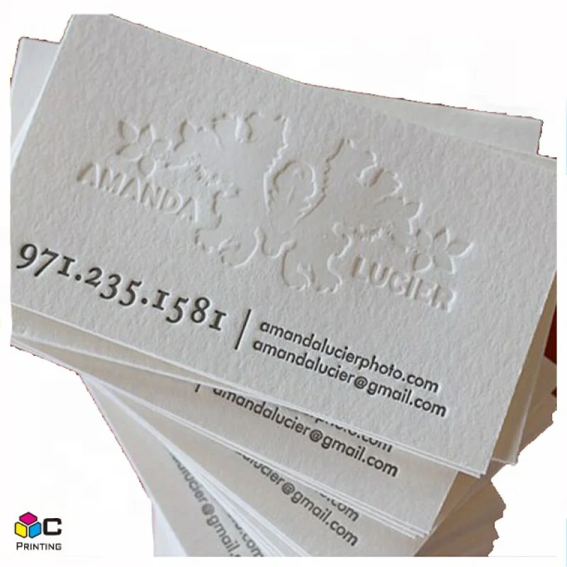 

Custom printing 600gsm thick cotton paper card luxury business cards