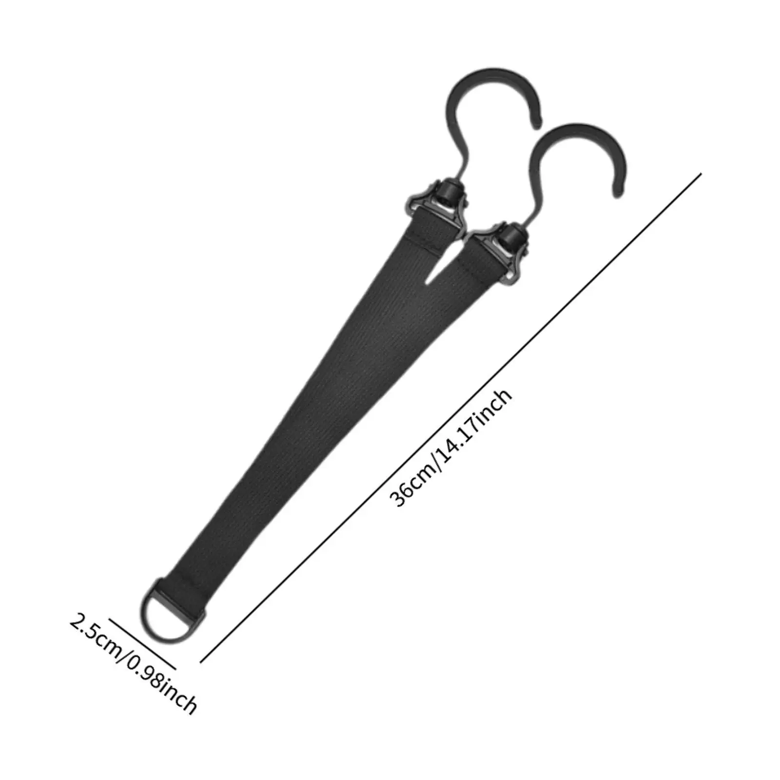 Support de planche à roulettes, sangle de crochet arrière de porte de planche de traîneau, sangle de suspension de Longboard robuste murale légère pour équipement