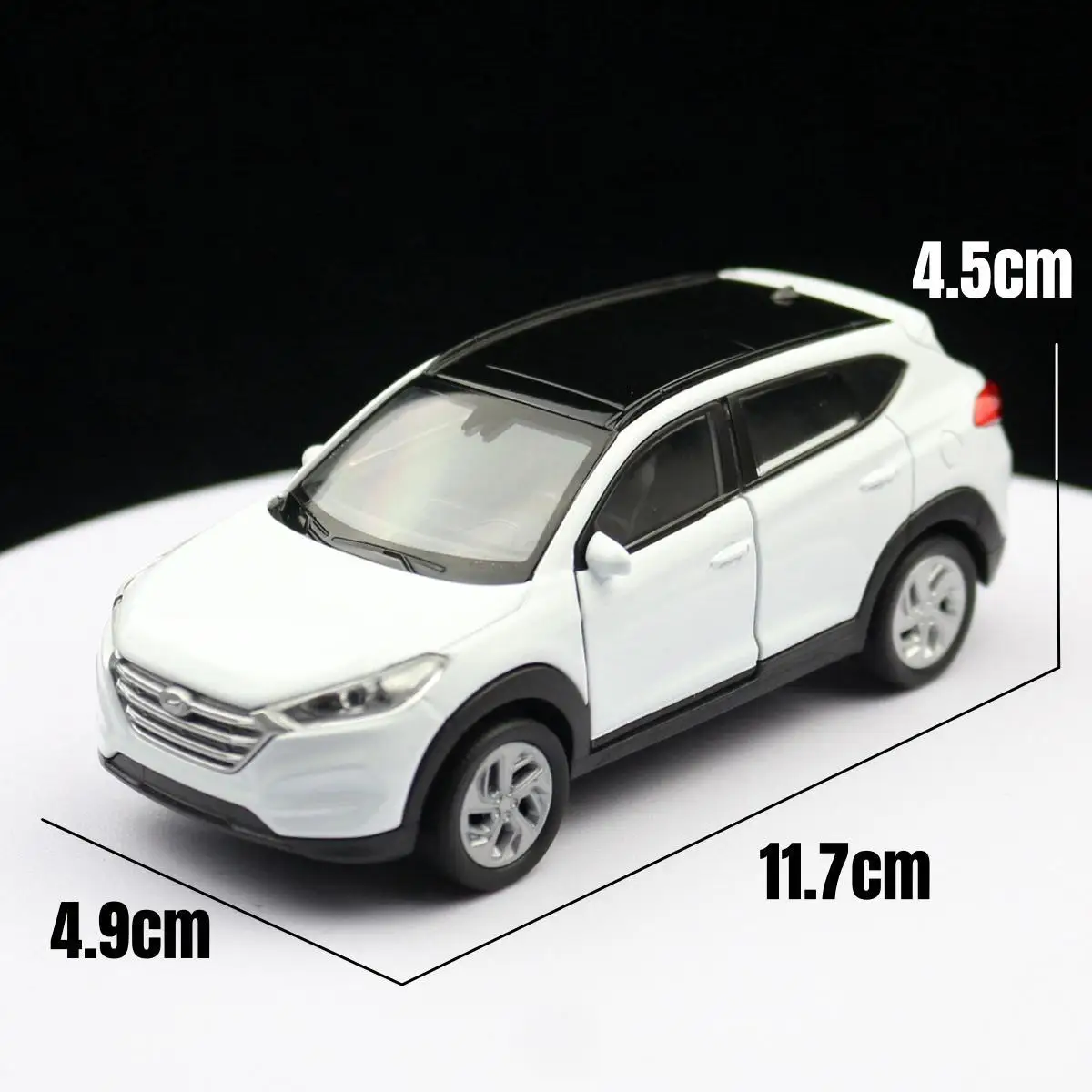 1/36 Hyundai Tucson SUV Spielzeugauto Modell Welly Diecast Legierung Fahrzeug Miniatur Zurückziehen Sammlung Geschenk Für Kinder Jungen Kind