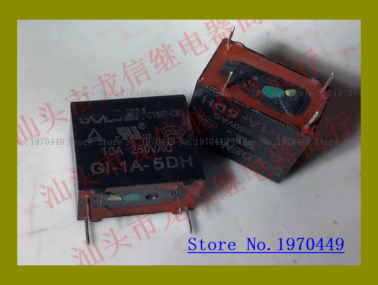 GI-1A-5/6/9/12/24D DIP4 5A250VAC G1-1A-5D