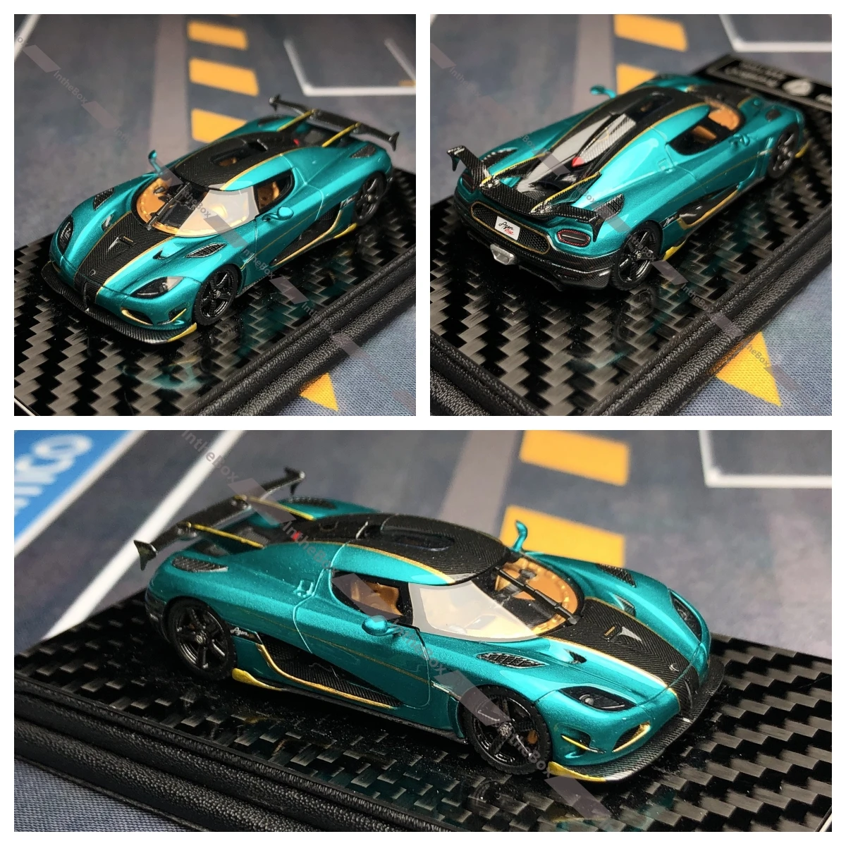 

FA Frontiart 1:64 Blue Agera RS RSR Racing Sports Model Diecast Resin Car