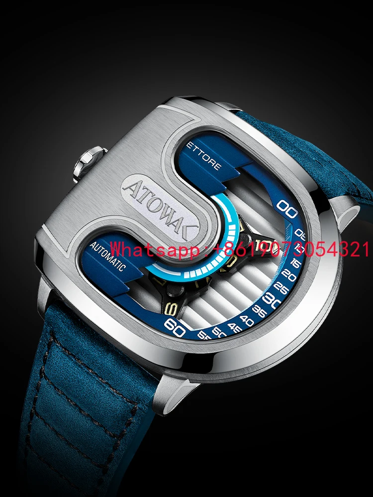 

Мужские часы Полностью автоматические механические часы Персонализированные U-образные мужские часы