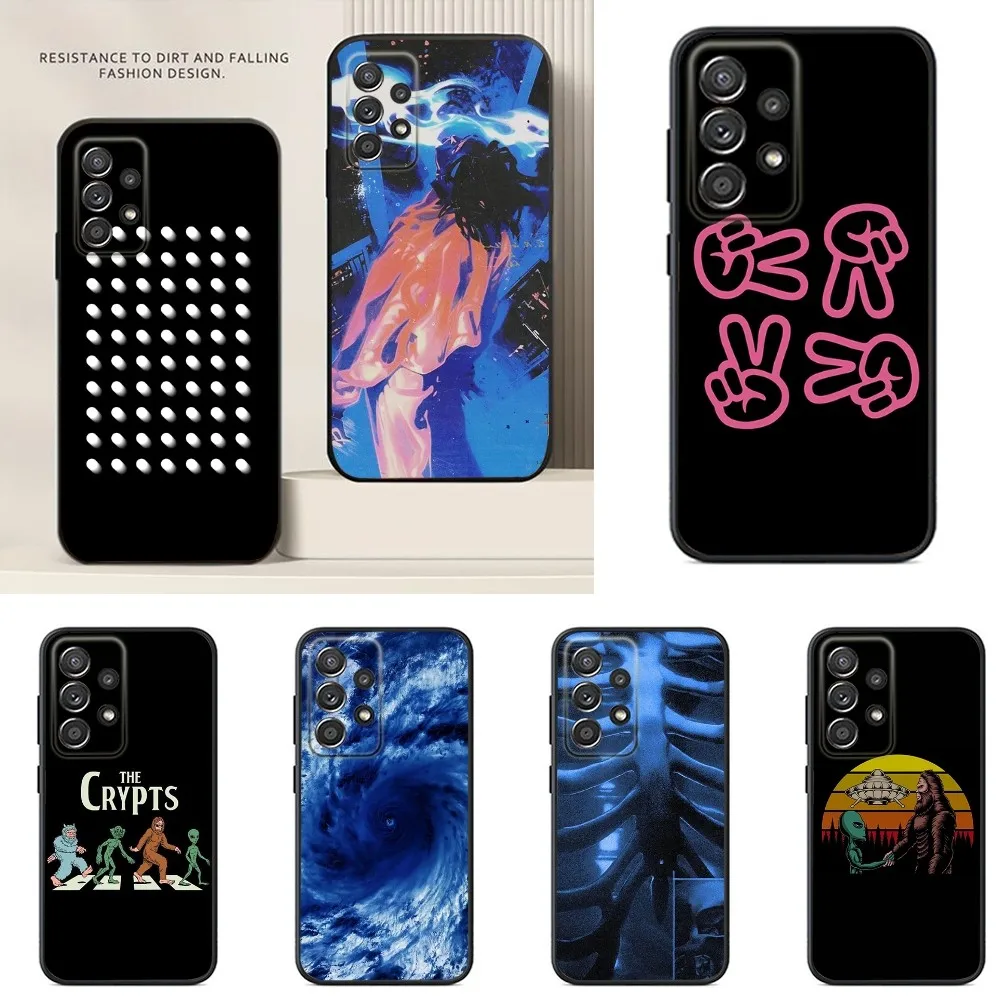 

Dark trend Phone Case For Samsung S24,S23,S22,S21,S20,S10,S10E,S9 Ultra Plus FE Note 20 Ultra 10 9 Plus Case
