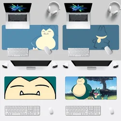 Cute Snorlaxs Mousepad HD Printing Computer Gamers Locking Edge Non-slip Mouse Pad XXL90x40cm Keyboard PC Desk Pad