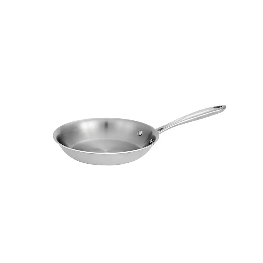 

Boston TriPly Clad Stainless Steel 8Inch Small Frying Pan, InductionReady Skillet, DishwasherSafe, NSFCertified