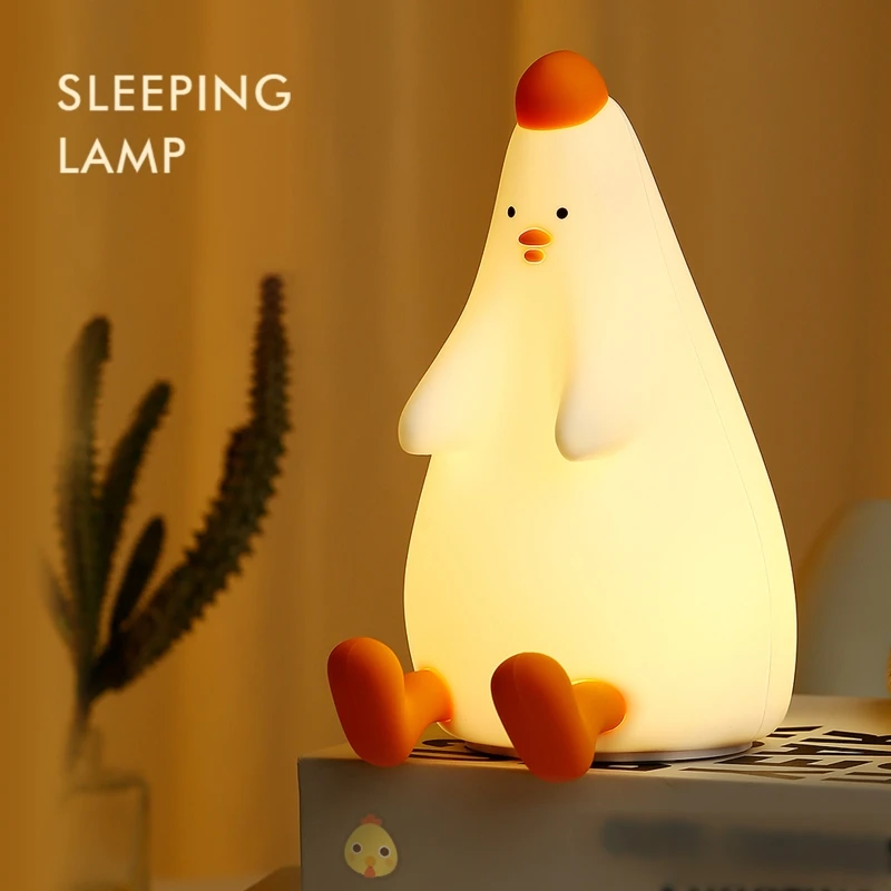 Chicken Night Light for Baby Boys Girls Birthday Gifts Nightlight Kids Teen Drop shipping