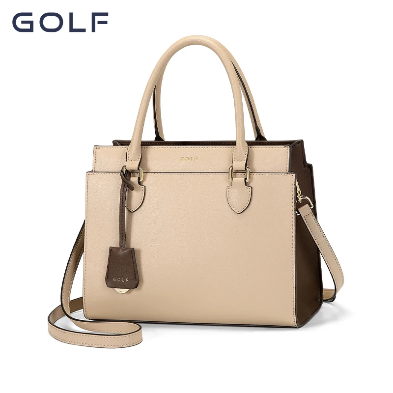 GOLF Women\'s Handbag 2023 New Brand Minimalist Fashion Bag Genuine Leather Large Capacity Middle aged Mom Bag