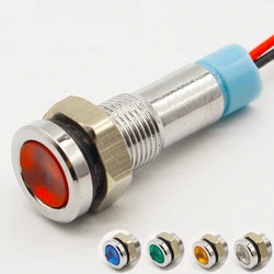 6mm LED indicator light 6V 12V 24V 220V signal lamp