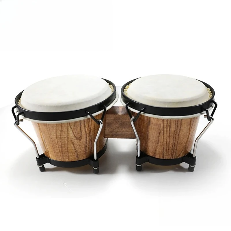 

High-end musical instrument accessories drum set beginner double wood drum