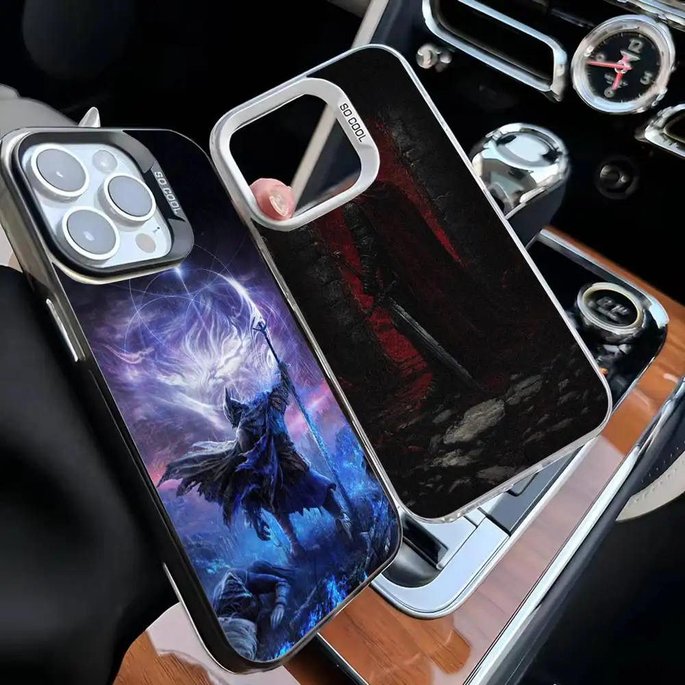 

DARK SOULS Game1 Phone Case For iPhone17,16,15,14,13,12,11 Plus,Pro Max Black Matte Shockproof Cover