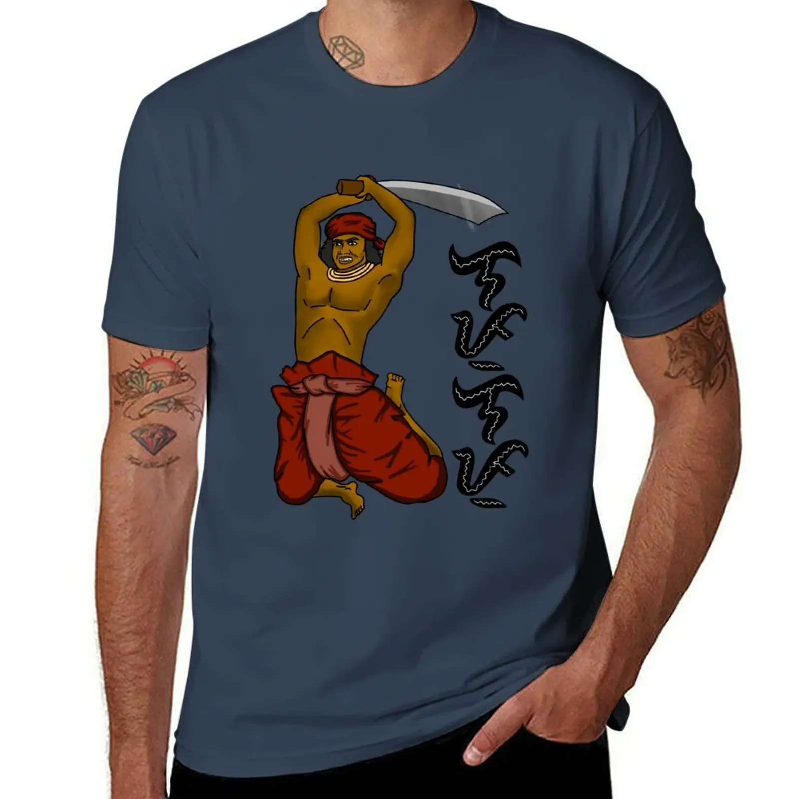 

Baybayin - Lapu-lapu T-Shirt Sporty Breathable Short Sleeve T-Shirt