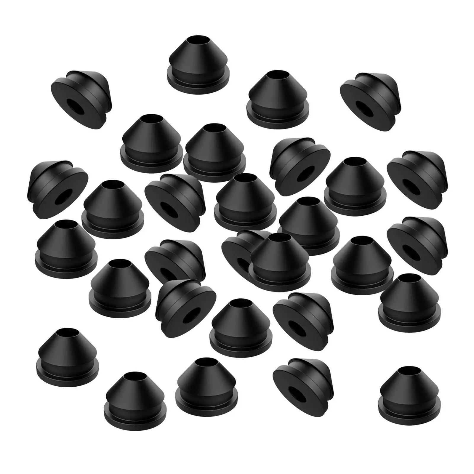 30Pcs Cable Railing Rubber Grommets Cable Railing Kit Grommets Indoor Replaces 1/8