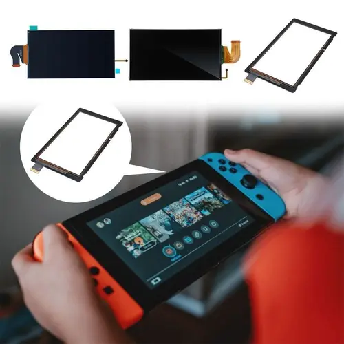 Imagen 1 del producto Nueva pantalla LCD Universal para reparación de pantalla táctil resistente al desgaste digitalizador de pantalla profesional para Nintendo Switch HAC-001