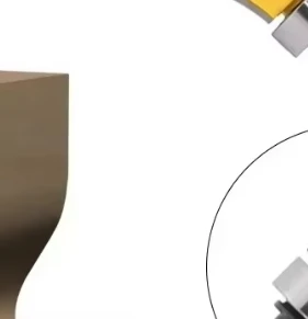 

1PC 8MM Shank Milling Cutter Wood Carving Handrail Router Bit Set - Standard/Flute Line knife Tenon Cutter for Woodworking Tools