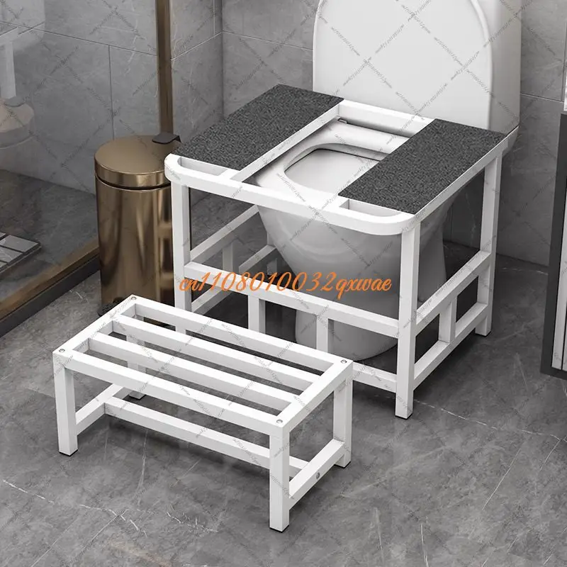 

Подставка для ног для ванной комнаты, табурет для приседаний над унитазом, ступенька для унитаза, табурет для приседаний, подставка для ног