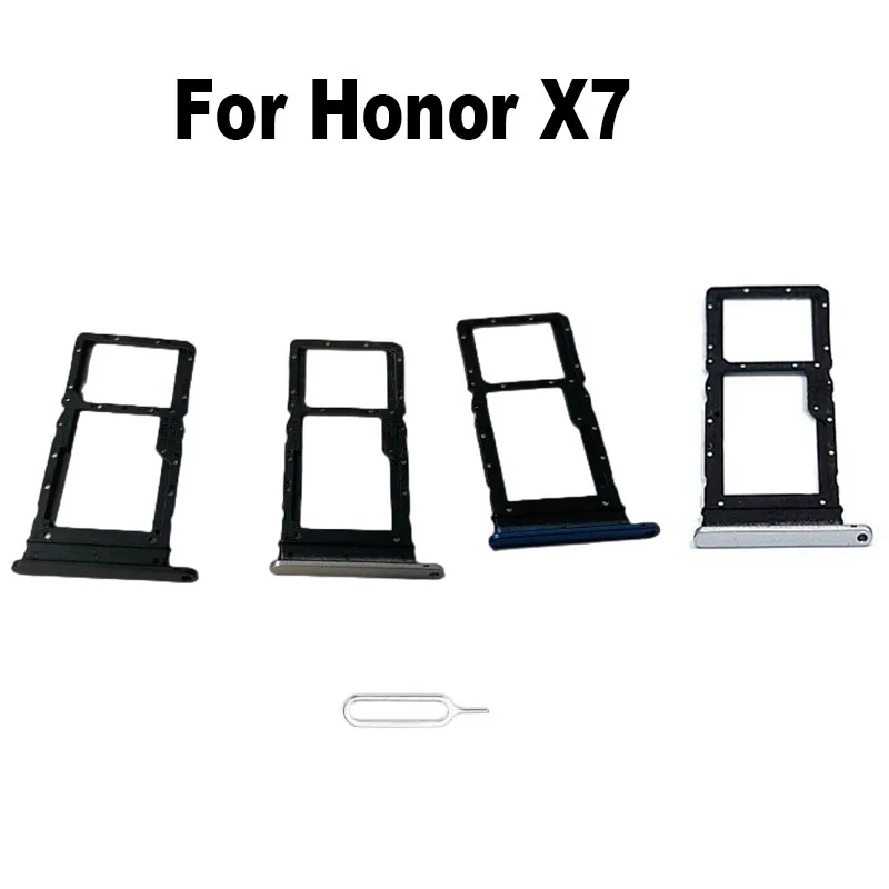 Support de carte SIM pour Huawei Honor X7, adaptateur de prise, connecteur, pièces de rechange, nouveau