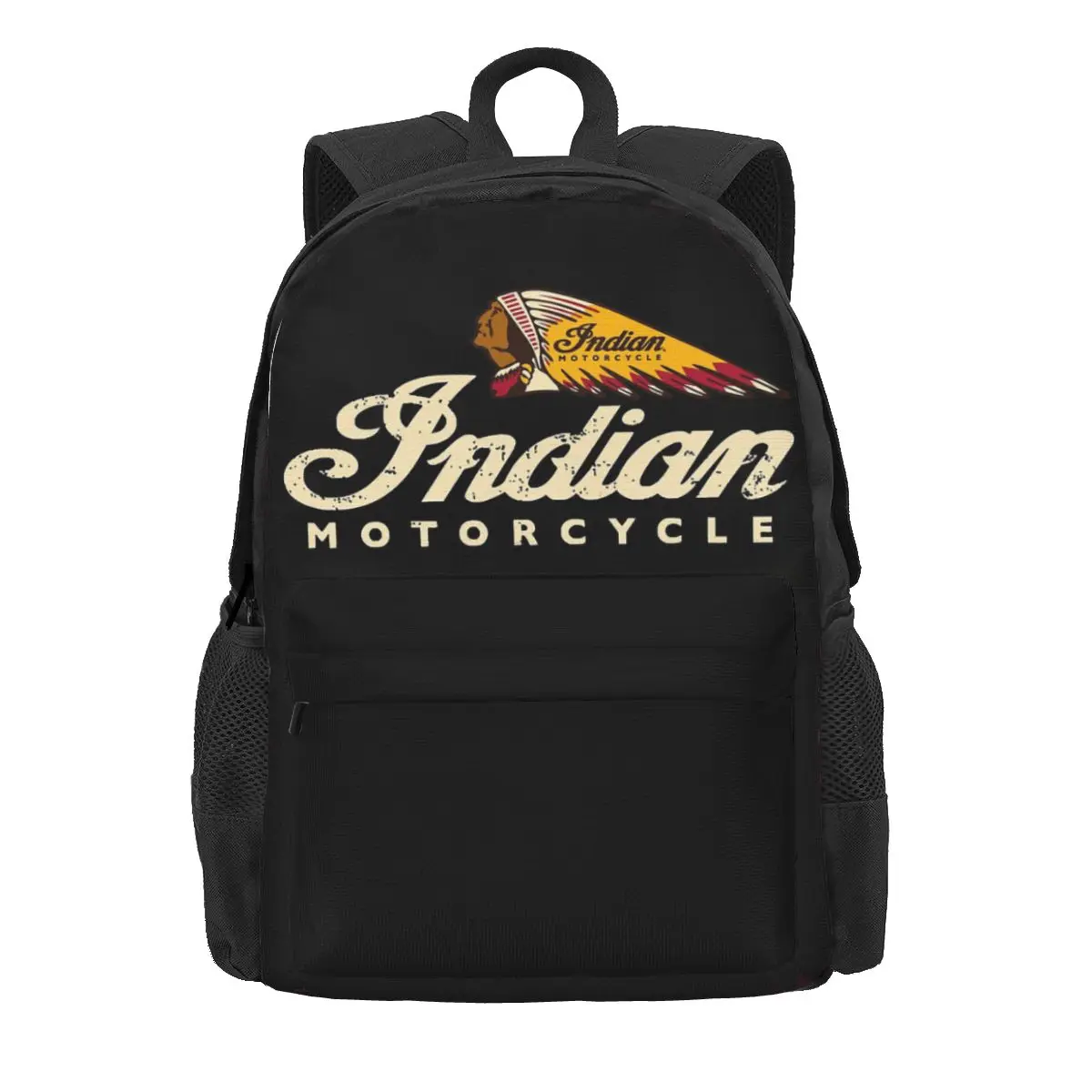 Indian Motorcycles Logo Rucksäcke Jungen Mädchen Büchertasche Kinder Schultaschen Cartoon Reiserucksack Umhängetasche Große Kapazität