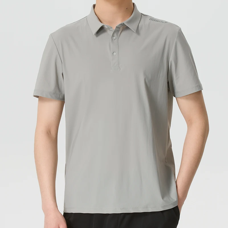 Camiseta Skechers masculina, camisa polo de manga curta, roupa esportiva, elegante, casual, respirável, top para treinamento físico P226M203-00Mv
