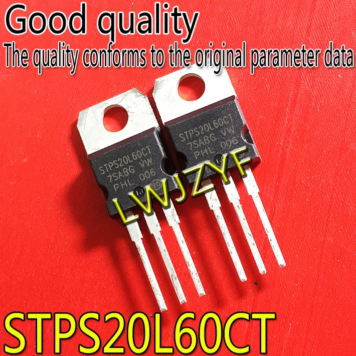 (1Pieces) New original large chip  STPS20L60CT STPS20L60 TO-220-3 20A60V MOSFET Fast shipping