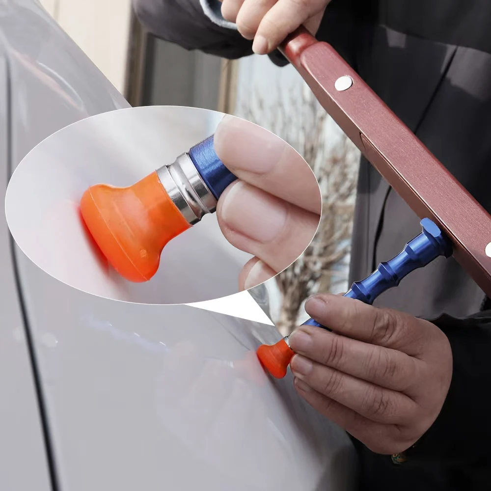 Universal Dent knock head Paintless Car Dents Removal Tools Car Body Dent Repair Hammer Replacement Head M8 thread diameter 3pcs