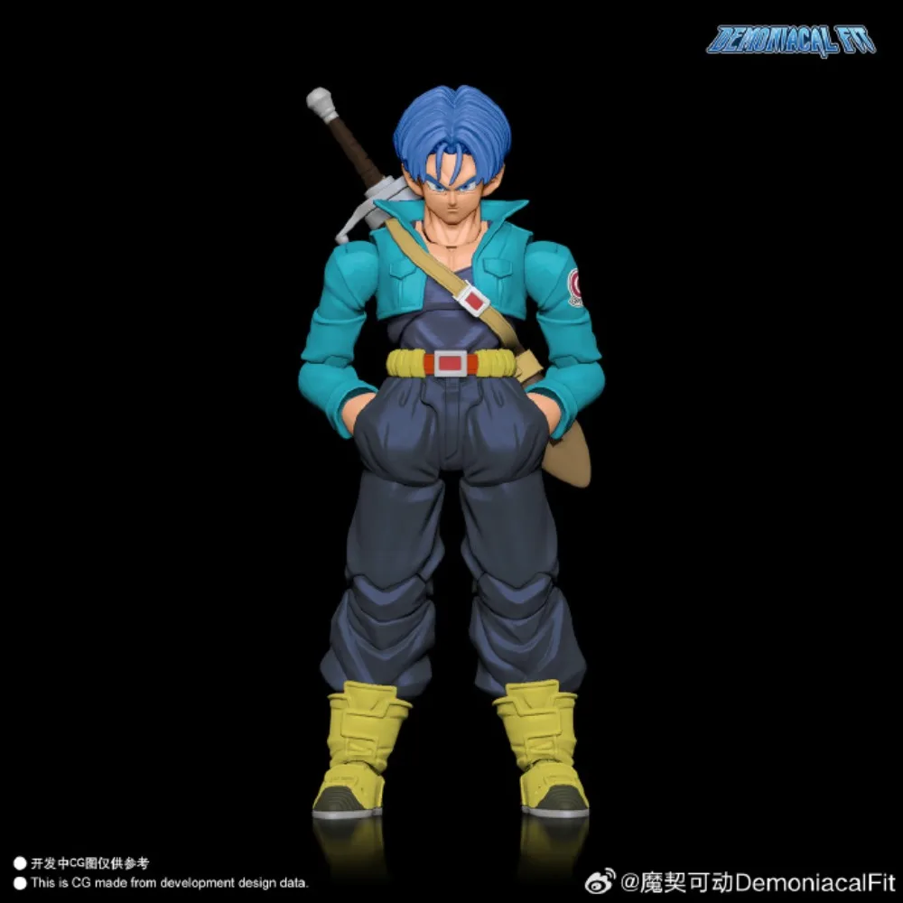 Demoniacal Fit Dragon Ball Z Super Saiyan Trunks S.H.Figuarts De Morgen Kinderen Anime Actiefiguren Collectie Model Geschenken