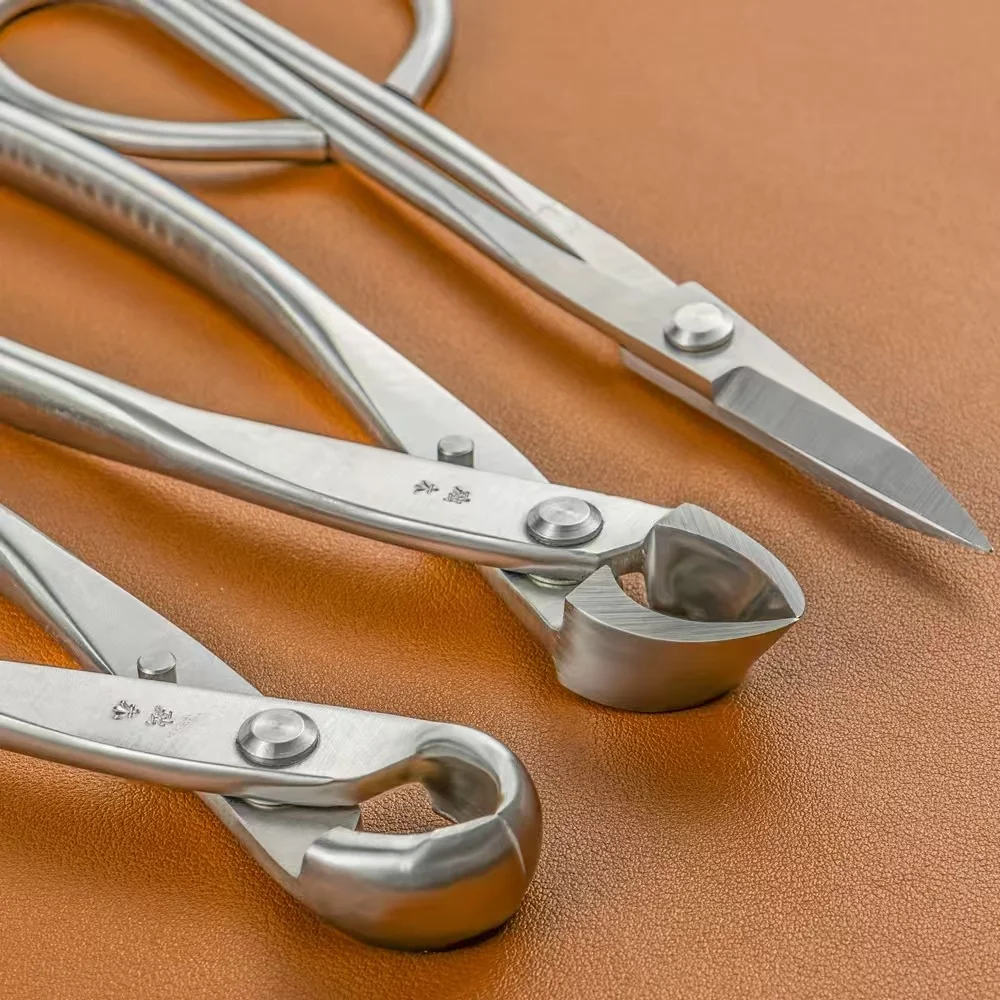Bonsai Tools Set (3pcs) Branch Cutter Knob Cutter Trimming Scissor Stainless Steel Made Good Quality