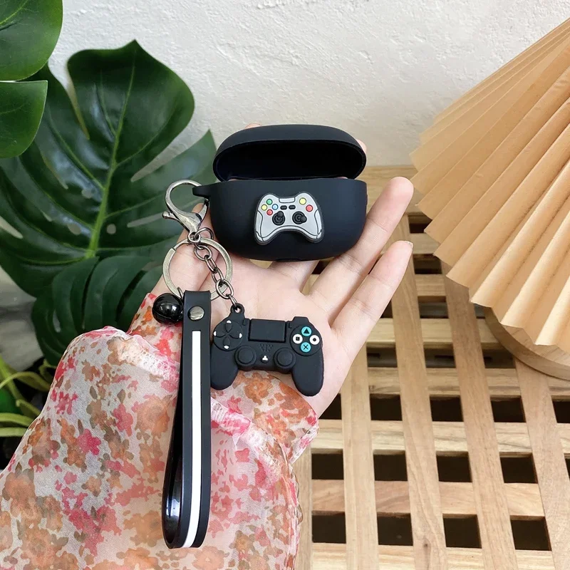 Funda de silicona con dibujos animados para apple airpod 4, carcasa divertida para auriculares inalámbricos, airpods pro 2, airpods 3, novedad