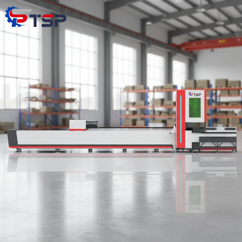 

TSP Factory Price 6M Industrial Laser Cutting Machine Tube Pipe Laser Cutter CNC 1500W Metal Tube Laser Cutting Machine