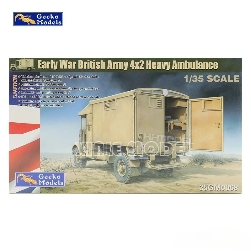 

Gecko model Proportional kit 1/35 35GM0068 UK 4x2 Heavy Duty Fire Truck ，for Military Toy Model Hobby Collection