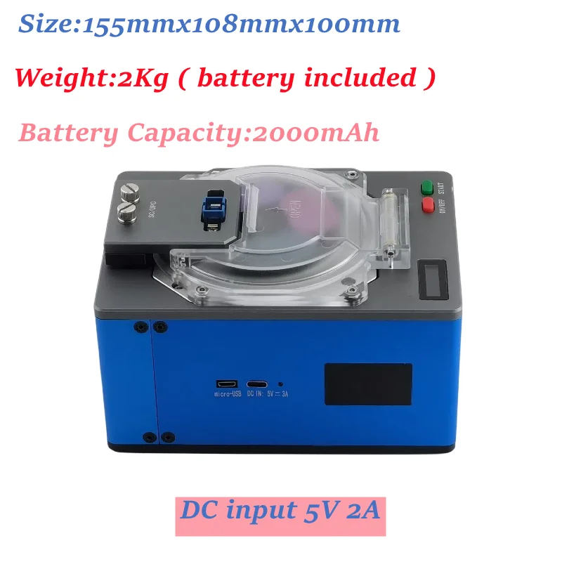 Optical Fiber Polishing Machine Easy-A Fiber Optic End Face Former60s polishing Used for FTTH Installation Weak Current Engineer