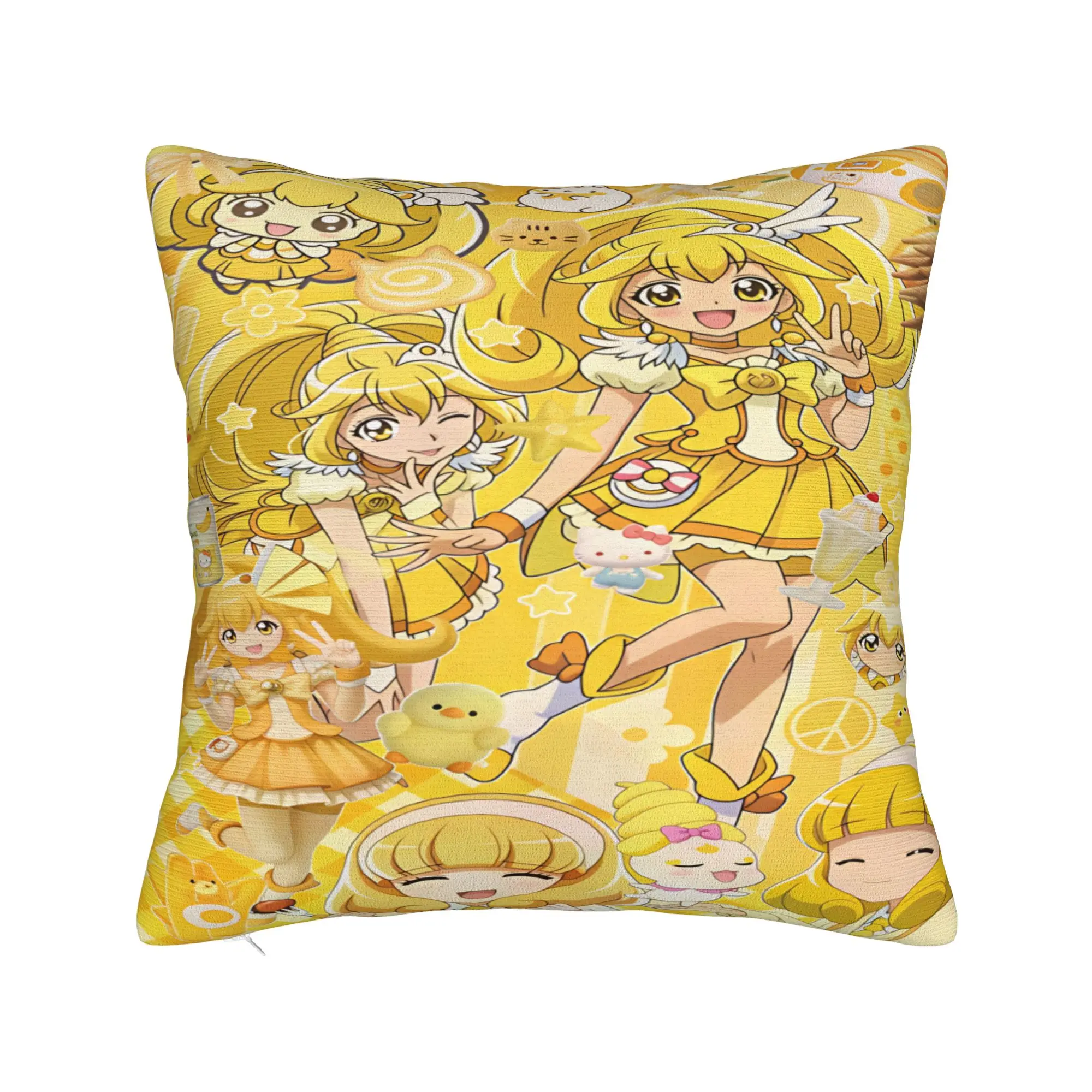 Pretty Cure  Pillow Cover  Custom Cushion Cover Fashion Pillow Case For Wedding Party Home Decor