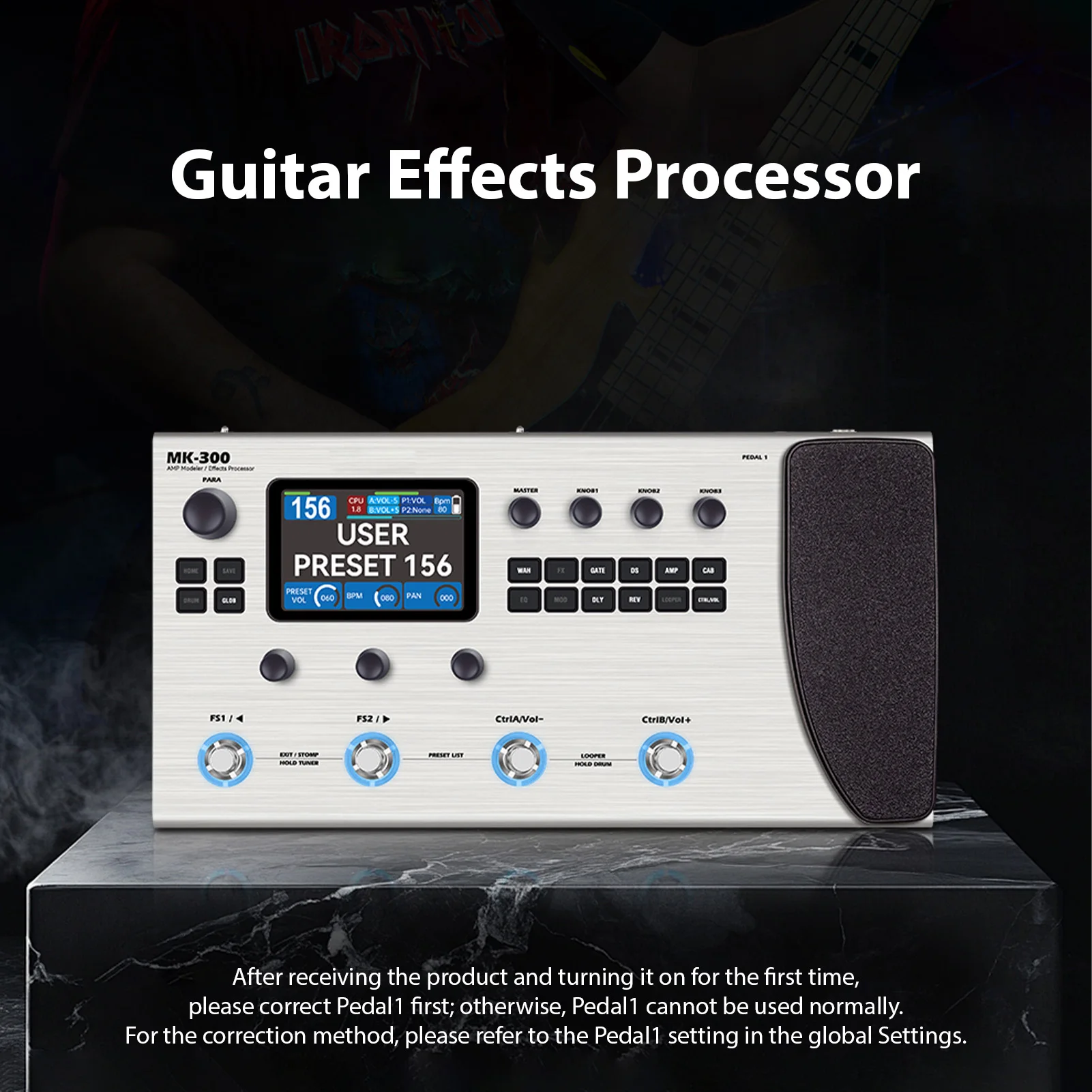 M-VAVE Guitar Multi…