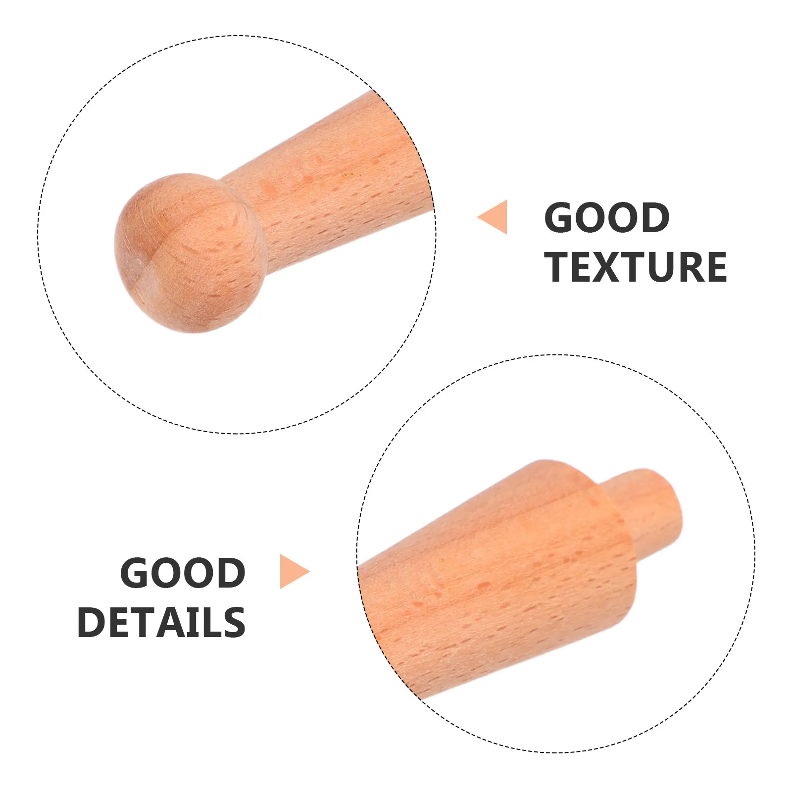 12Pcs Smooth Turned Wood Carved Spindles Classical European Pillar for Wine Storage Cabinet Kitchen Bar Living Room Decor Wooden