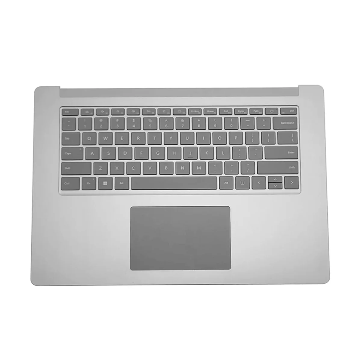 Laptop Keyboard for Microsoft Surface Laptop 3 15inch 1873 Replacement Palmrest Keyboard Touchpad Silver