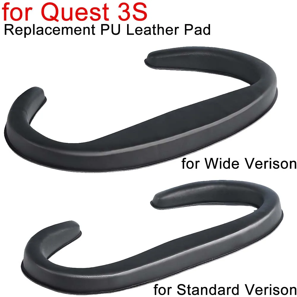 

AMVR for Meta Quest 3S Ice Silk Pad / PU Leather Pad Replacement Face Mask Foam VR Accessories