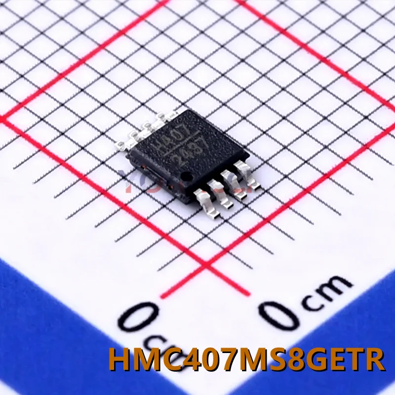 HMC407MS8GETR (2pieces) MSOP-8-EP RF Chip Single Power IC 7GHz 5.5V 8-Pin MSOP EP T/R ,Original In Stock