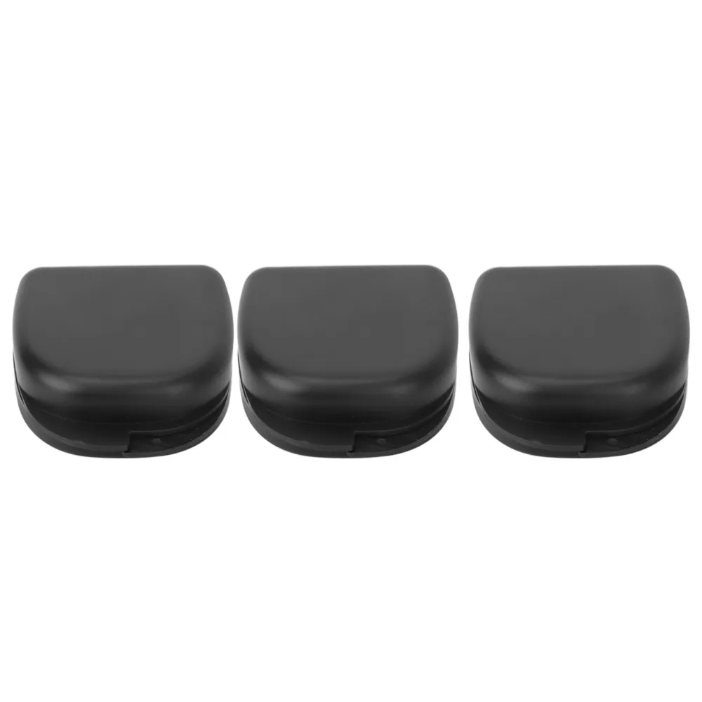 Convenient Compact Dental Retainer Case Ventilated Lid Durable Denture Storage Container Travel Mouth Guard Case Home Storage