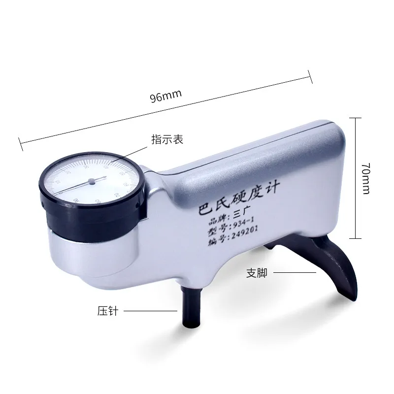 for Sanguang Pasteur Hardness Tester 934-1 Aluminum Alloy FRP Marble Metal HBA Pointer Hardness Tester