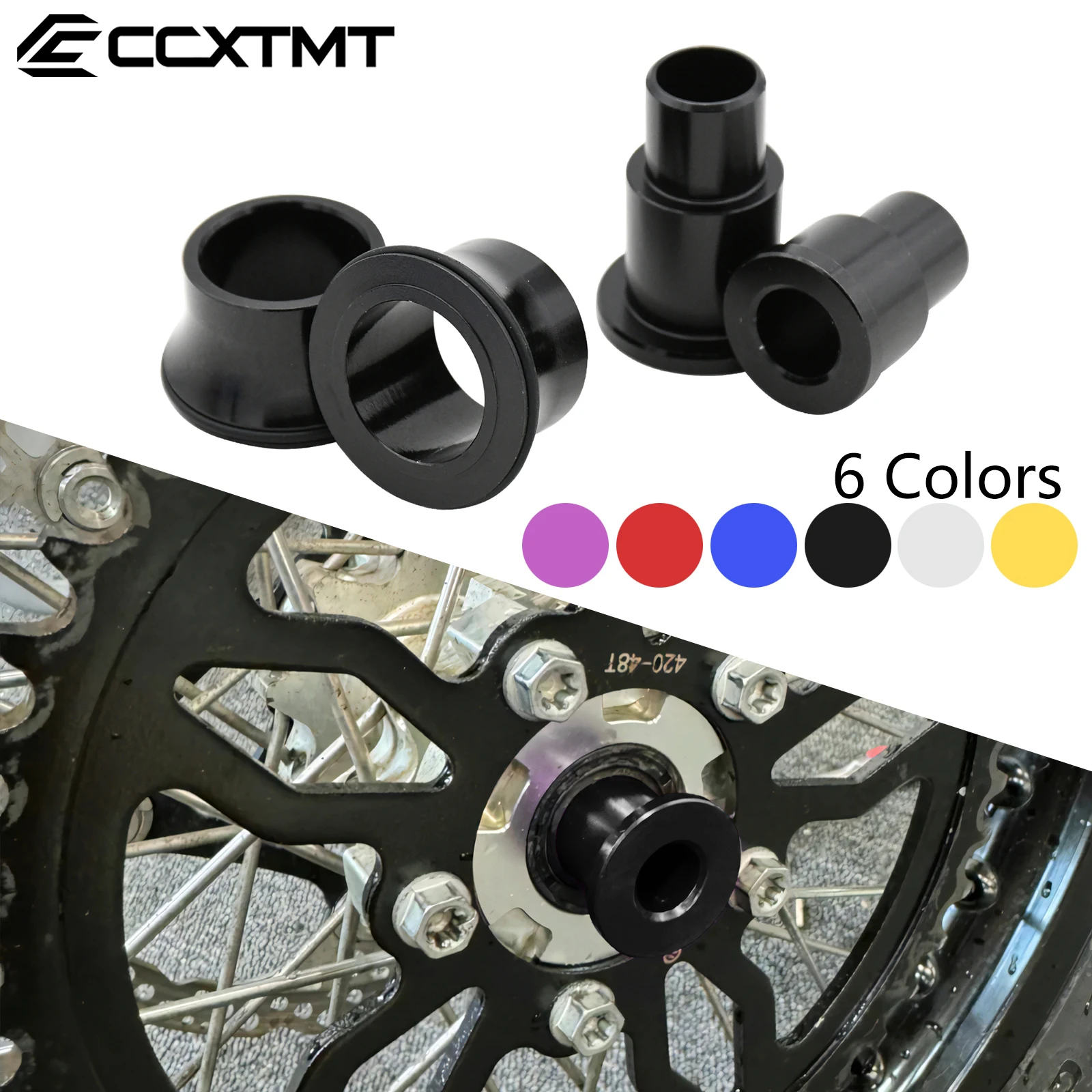 Motorcycle CNC Front Rear Wheel Axle Hub Spacer For Sur-Ron Surron Light Bee X & Light Bee S For Segway X160/X260 Electric Bike